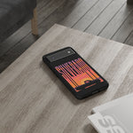 Silverado sunset truck Phone Case | Retro pickup silhouette