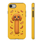 Dachshund Long Boi Kawaii Pet Dog Art Tough Phone Case