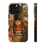 Corgi Royal Guard phone case | Cute British corgi soldier illustration