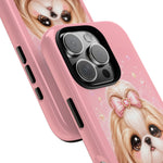 Shih Tzu Princess Kawaii Chibi Puppy Pet Dog Art Tough Phone Case