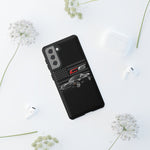 Black C6 Phone Case American Sports Car Tough Cover Gift