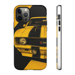 Z28 Yellow Camaro Retro Poster Tough Phone Case