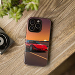 Red C4 ZR-1 King of the Hill Art Tough Phone Case