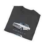 Classic 1963 Chevy Impala Illustration T-Shirt | Vintage Car Trio