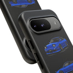 Blue 180SX JDM Sports Car Phone Case Tough Multi View