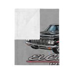 1959 El Camino Classic Car Velveteen Blanket | Vintage Chevy Auto