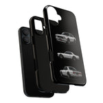 Silver Hakosuka Skyline Classic Sports Car Tough Phone Case for JDM Fans