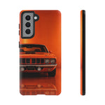 Orange Cuda Phone Case, 71 Classic Muscle Car Tough Cover