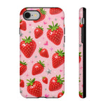 Strawberry Pattern Phone Case | Tough Cover