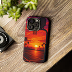 Basketball Court Sunset Phone Case | Tough Phone Case