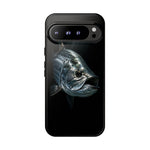Tarpon Fishing Phone Case, Saltwater Portrait Black Cover, Gift