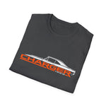 1968 Charger Classic Fastback Muscle Car Name Badge Classic Car T-Shirt Fan Gift