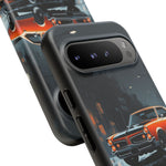 1966 GTO Orange Rainy City Tough Phone Case Cover Gift Art
