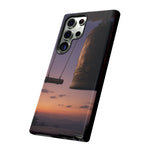 Temple Bell Sunset Phone Case Japan Zen Tough Case