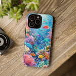 Underwater Coral Reef Phone Case | Colorful Tropical Fish Ocean Scene