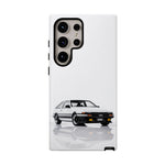 White AE86 Phone Case, JDM Drift Icon Tough Cover