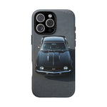 1969 Camaro SS Black Overhead Tough Phone Case Cover Gift Art