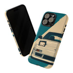 S13 Teal White Pop-up Tough Phone Case for JDM Fans
