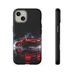 Z06 C8 Phone Case, Red Smoke Studio Reflection Cover