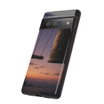 Temple Bell Sunset Phone Case Japan Zen Tough Case