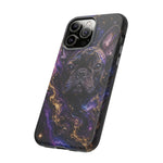 French Bulldog Galaxy Marble Art Tough Phone Case