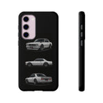 Silver Hakosuka Skyline Classic Sports Car Tough Phone Case for JDM Fans