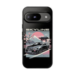 R34 Skyline GT-R Sakura Mountain JDM Tough Phone Case Gift