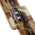 German Wirehaired Pointer Autumn Art Tough Phone Case