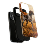 German Shorthaired Pointer Pointing Art Tough Phone Case
