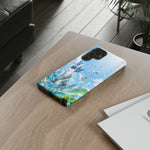 Copy of Silver Butterflies Tough Case | Blue Sky Water Droplets Phone Cover