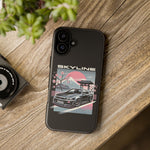 R34 Skyline GT-R Sakura Mountain JDM Tough Phone Case Gift