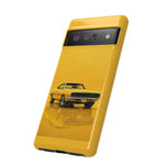 Golden Yellow Charger Phone Case, 68 Classic Muscle Car Tough Cover