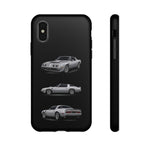 Silver Trans Am Classic Muscle Car Phone Case Tough Multi View Print