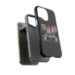 1969 Camaro SS American Flag Tough Phone Case Cover Gift Art