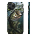 Largemouth Bass Phone Case, Frog Strike Cover for Freshwater Gift