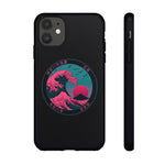 Great Dream Wave Circular Badge Vaporwave Phone Case – Japanese Aesthetic