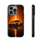 Z06 C8 Phone Case, Orange Racing Livery Studio Cover