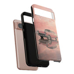1957 Chevy Bel Air Blush Cream Tough Phone Case for Classic Car Fans