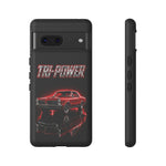 Tri-Power Classic Muscle Car GTO phone case | Retro Automotive Graphic