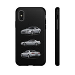 Silver Prelude Sports Coupe Tough Phone Case for JDM Fans