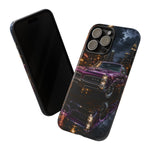 67 GTO Phone Case Purple, Rainy City Night Muscle Car Tough Cover