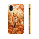 Autumn Fox Woodland Art Tough Phone Case