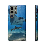 Cobia Ray Rider Tough Phone Case Ocean Wildlife Tough Cover Gift Art