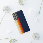 Retro Rainbow Stripe Phone Case | Tough Phone Case