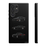 Black C5 Corvette Sports Car Phone Case Tough Multi View Print