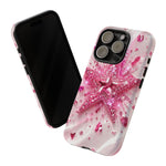 Pink Glitter Star Tough Case | Sparkle Phone Case