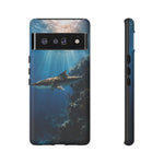 Cobia Reef Phone Case, Shaft of Light Ocean Fishing Tough Cover