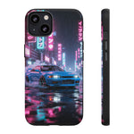 Skyline GT-R Tokyo Rain JDM Night Art Tough Phone Case
