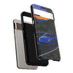 350Z Touge Blue Sports Car Road Sunset JDM phone case | Tough Cover