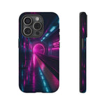 Neon Future Subway Station Tough Phone Case Cover Gift Art